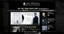 Desktop Screenshot of manicdepressionrecords.com